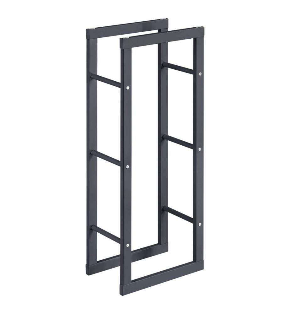 Étagère à bois de chauffage Kasan 40 x 100 x 25 cm en acier