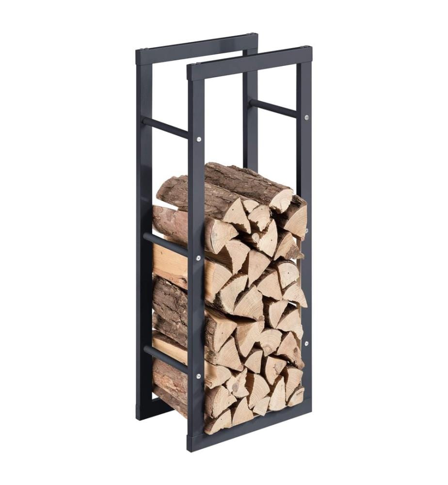 Étagère à bois de chauffage Kasan 40 x 100 x 25 cm en acier