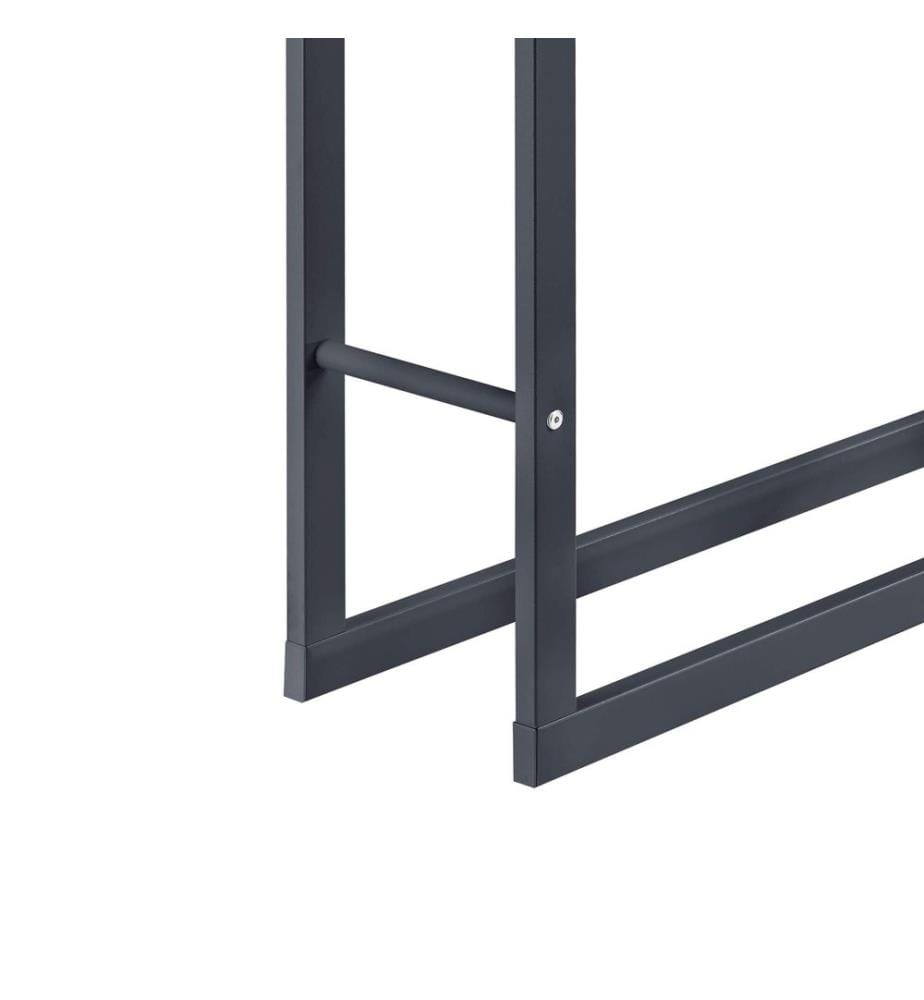 Étagère à bois de chauffage Kasan 40 x 100 x 25 cm en acier