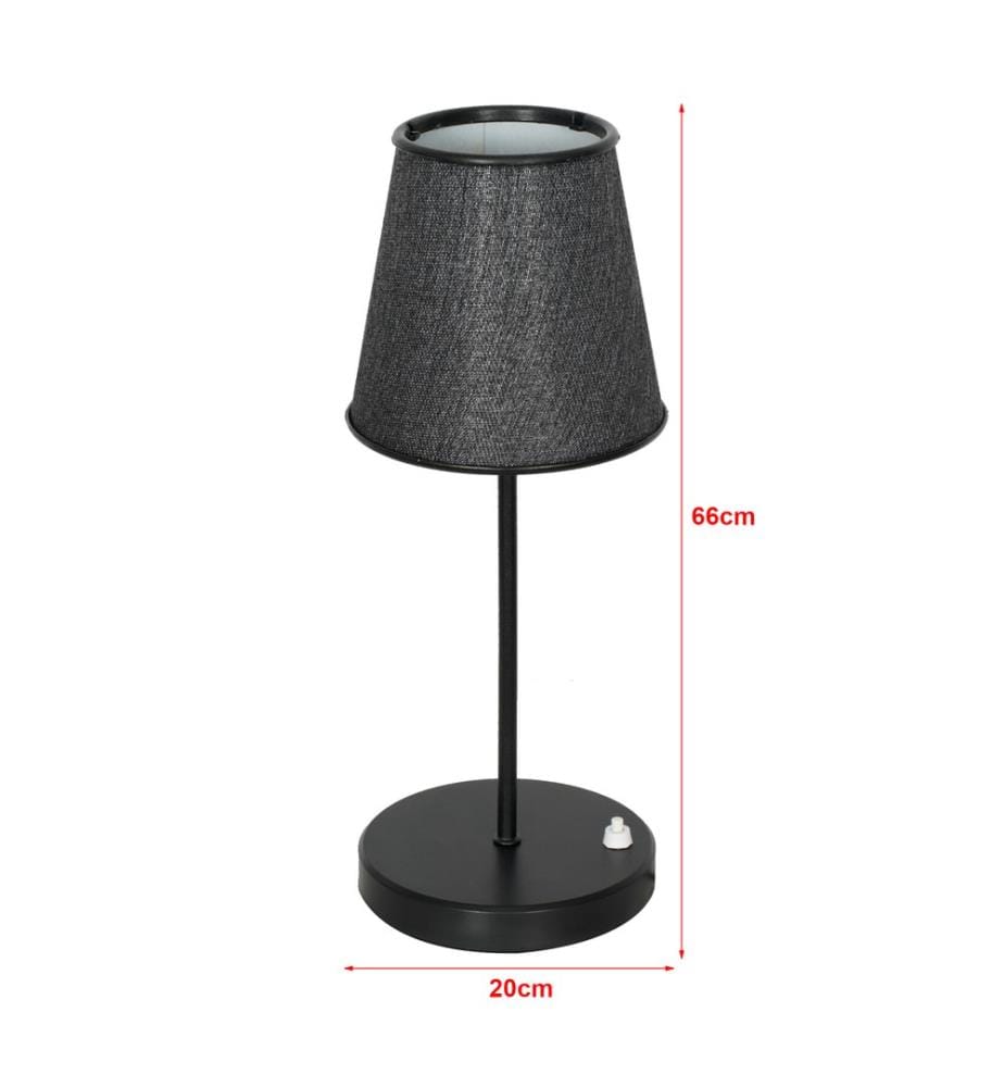 Tischlampe Chulmleigh 1xE27 Metall Schwarz