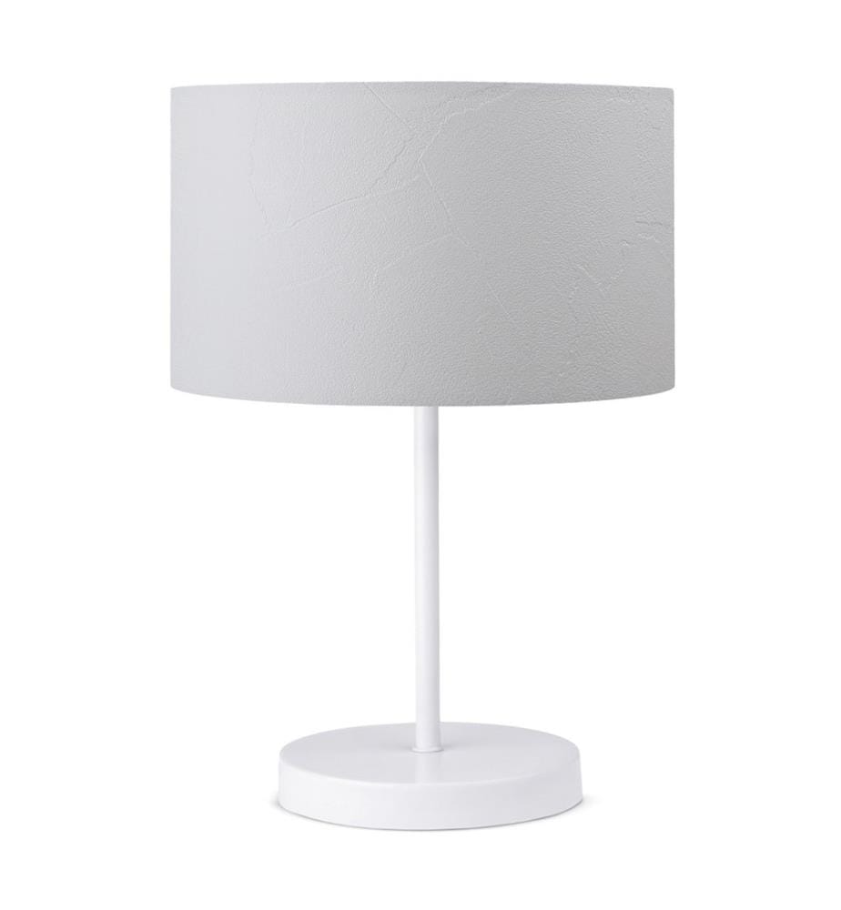 Lampe de table Margate en métal, 1xE27, blanche