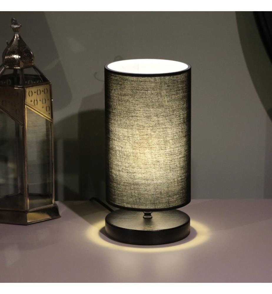 Lampe de table Milton 1xE14 noire