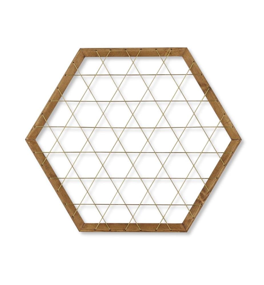 Memoboard Pinnwand Fotowand Vingåker 60x52 cm Gold