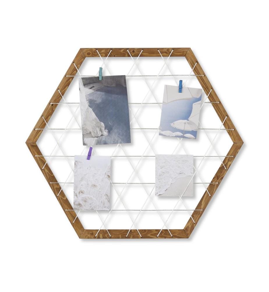 Memoboard Pinnwand Fotowand Vingåker 60x52 cm Weiss