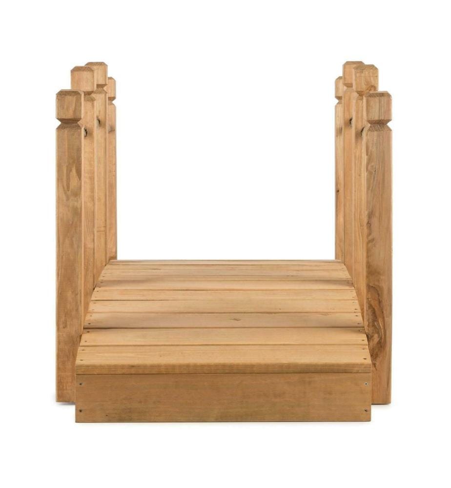 Pont pour étang, pont en bois, pont de jardin - 122 cm