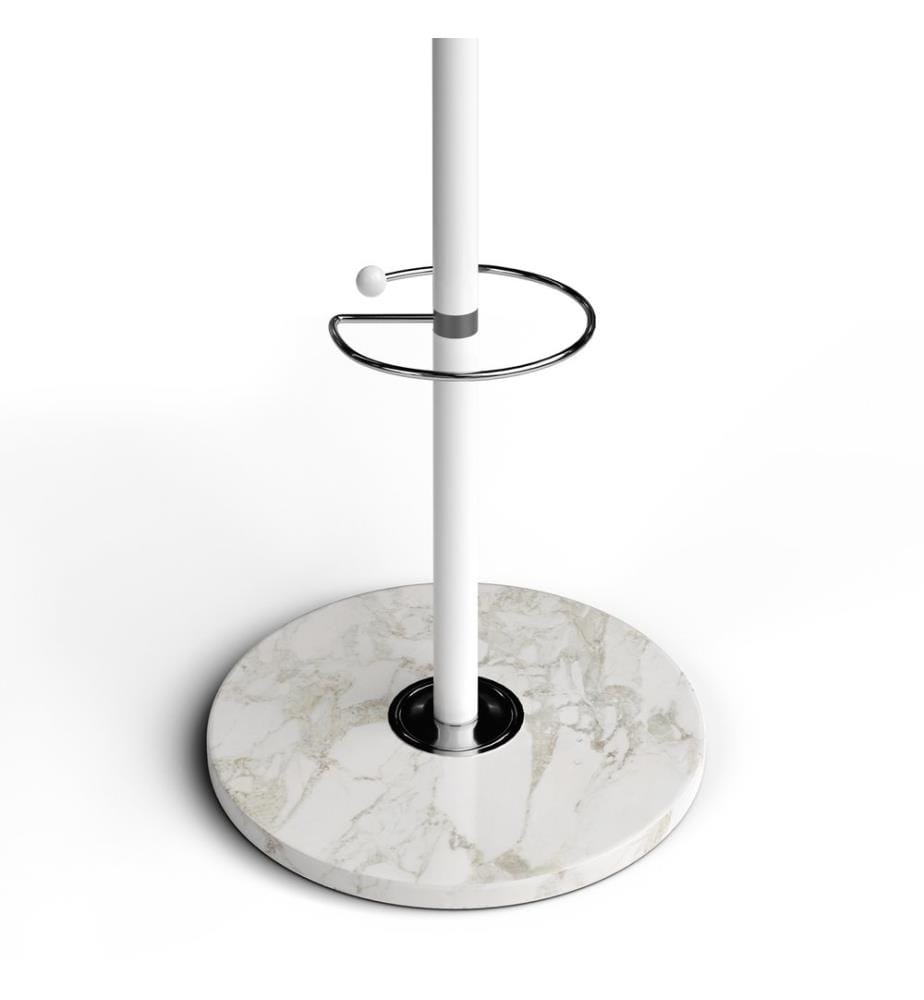 Portemanteau en marbre blanc
