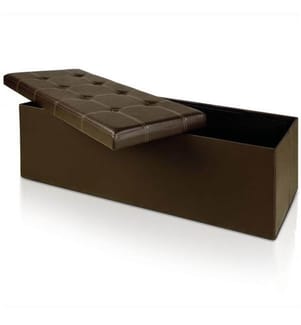 Sitzbank Sitztruhe braun 114 cm x 40 cm x 40 cm braun