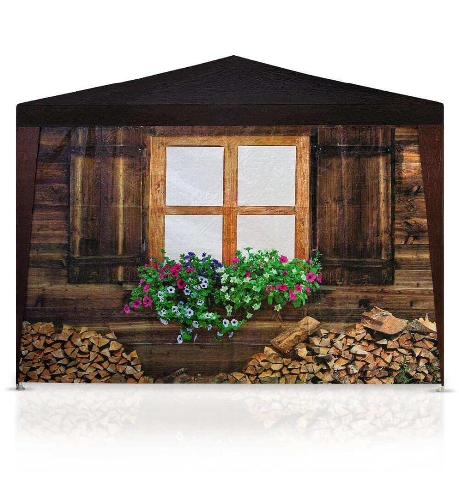 Partyzelt Pavillon Hütte Almhütte 6 x 3 Meter