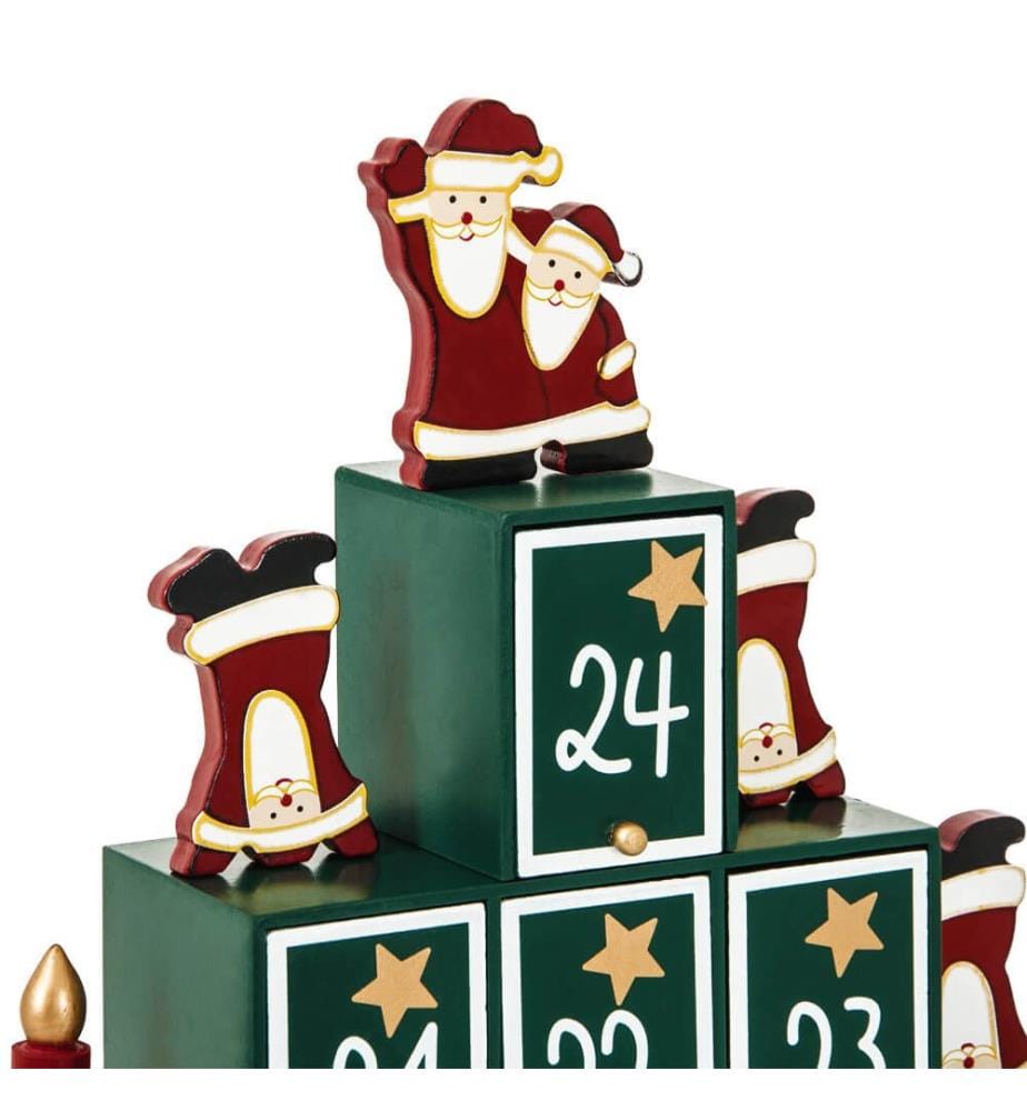 Calendrier de l'Avent en bois à remplir soi-même