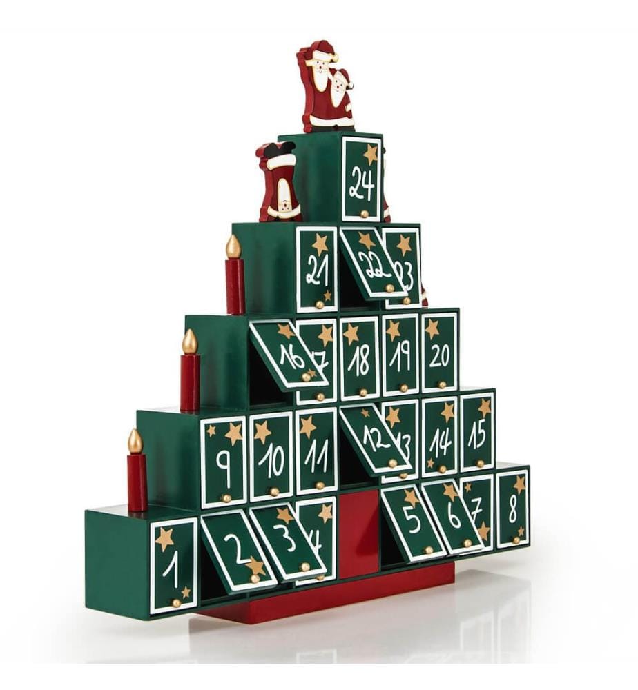 Calendrier de l'Avent en bois à remplir soi-même