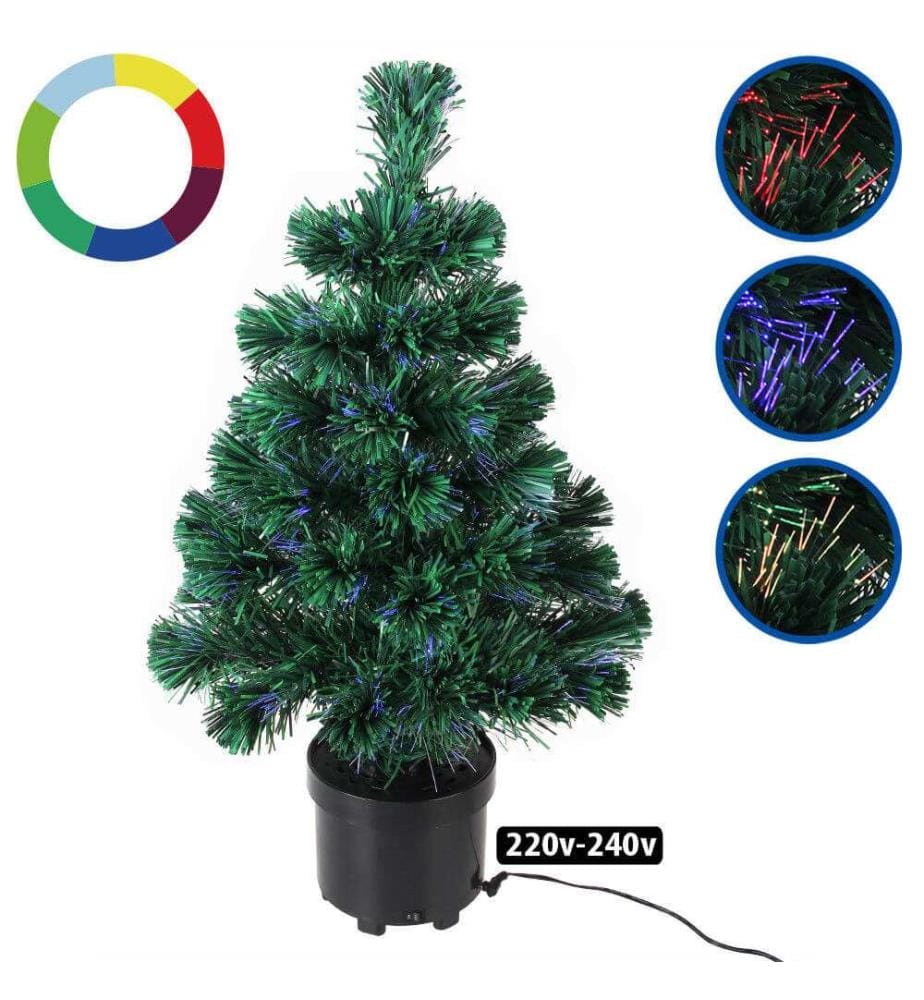Sapin de Noël avec jeux de lumières