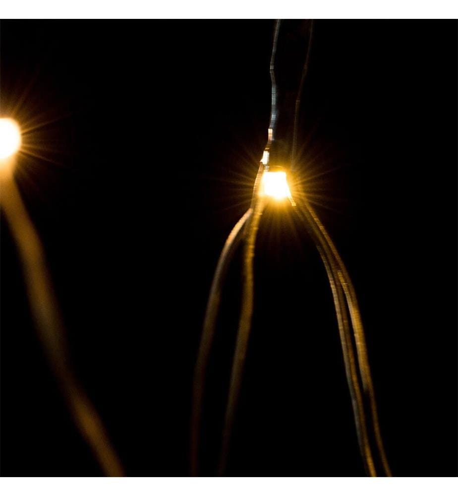 Lichternetz Netzlichterkette Weihnachten 120x120 cm Warmweiss