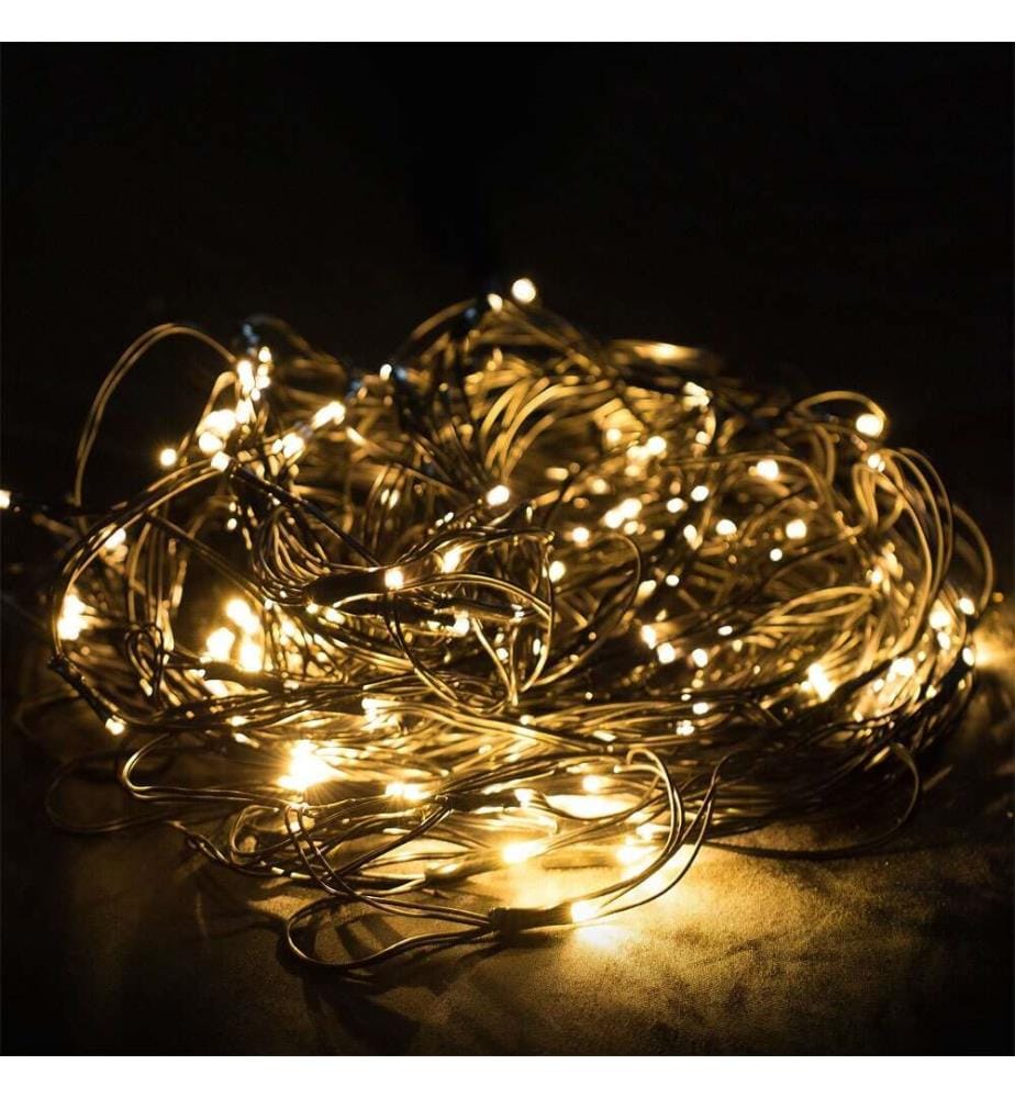 Lichternetz Netzlichterkette Weihnachten 120x120 cm Warmweiss
