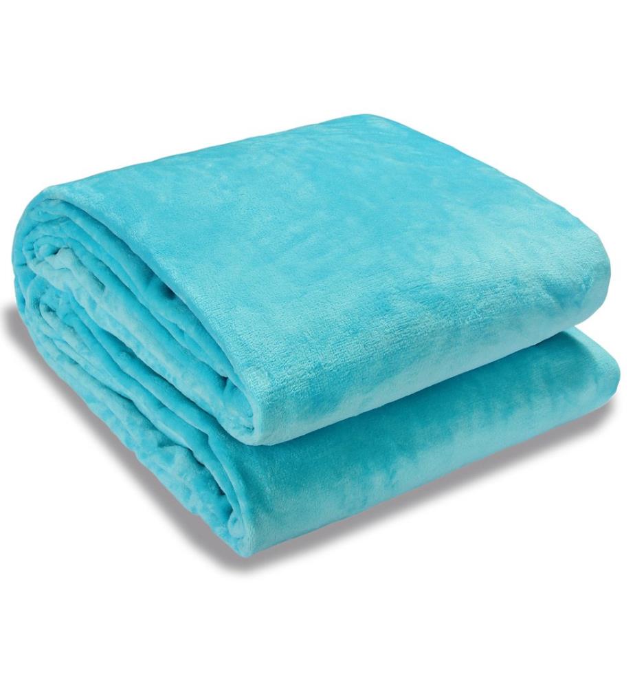 Premium Throw Blanket 200x150 cm, 300 g/m², - Light Blue