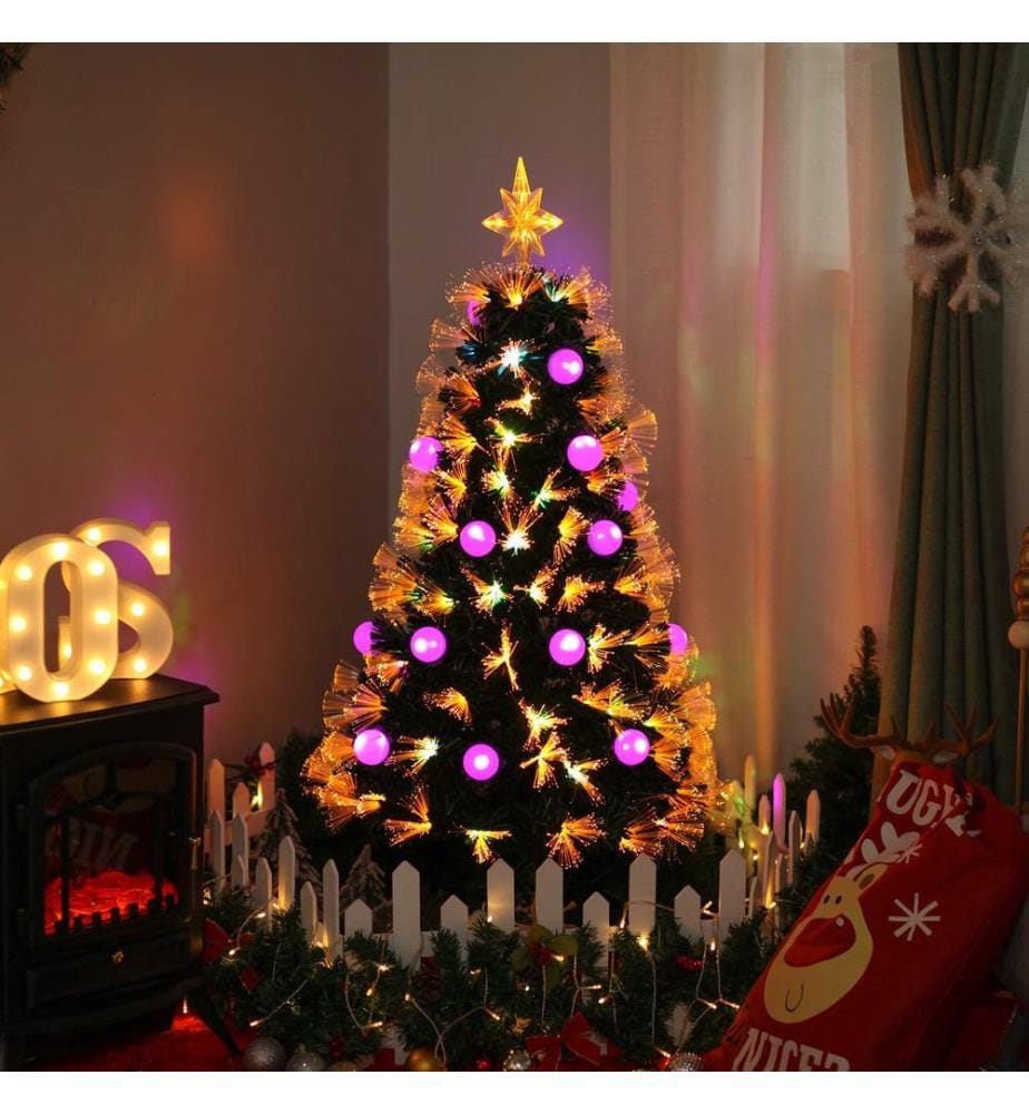 Sapin de Noël à LED avec 130 branches, Ø 45 x 120 cm (H)