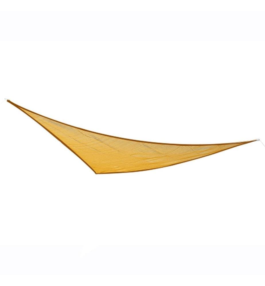 Sonnensegel 3x3m dreieckig 185g m² HDPE Sand