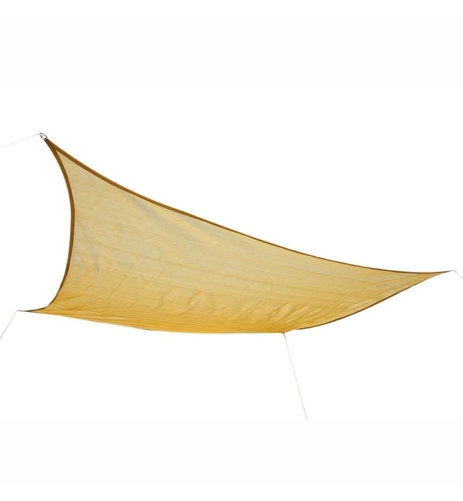 Sonnensegel 3x3m rechteckig 185g m² HDPE sand