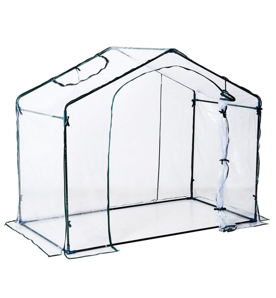 Gewächshaus Tomatenhaus Transparent 180x105x150 cm