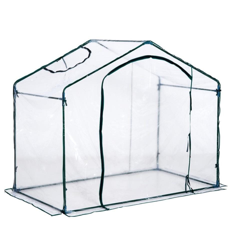 Gewächshaus Tomatenhaus Transparent 180x105x150 cm