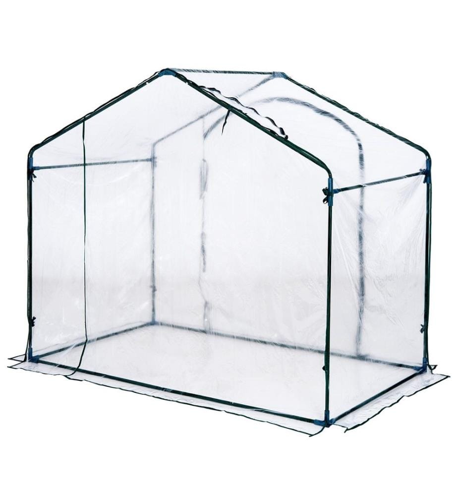 Gewächshaus Tomatenhaus Transparent 180x105x150 cm