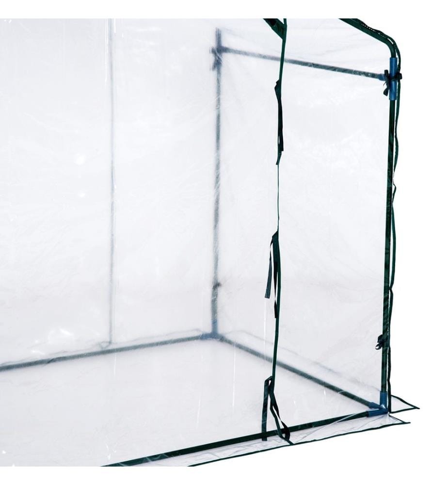 Gewächshaus Tomatenhaus Transparent 180x105x150 cm