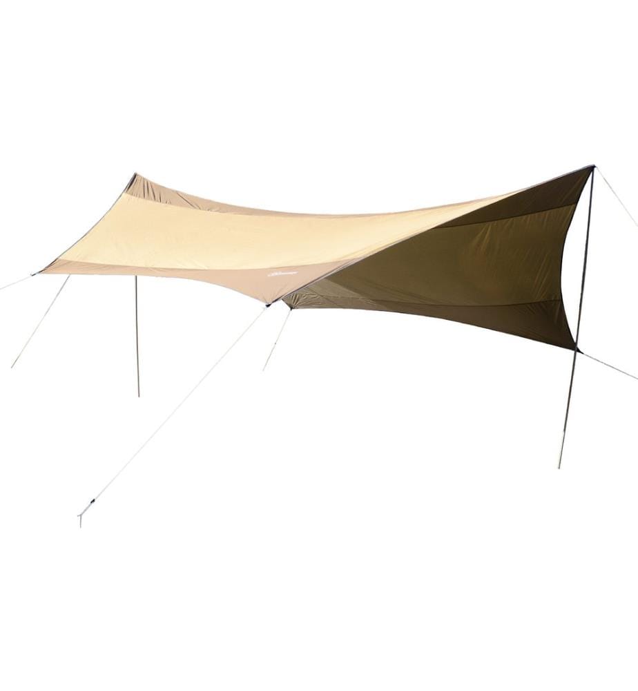 Sonnensegel 550 x 560 cm Tarp Zelt Sonnenschutz Polyester