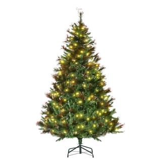Sapin de Noël à LED avec 200 LED, 616 branches, Ø 112 x H 180 cm