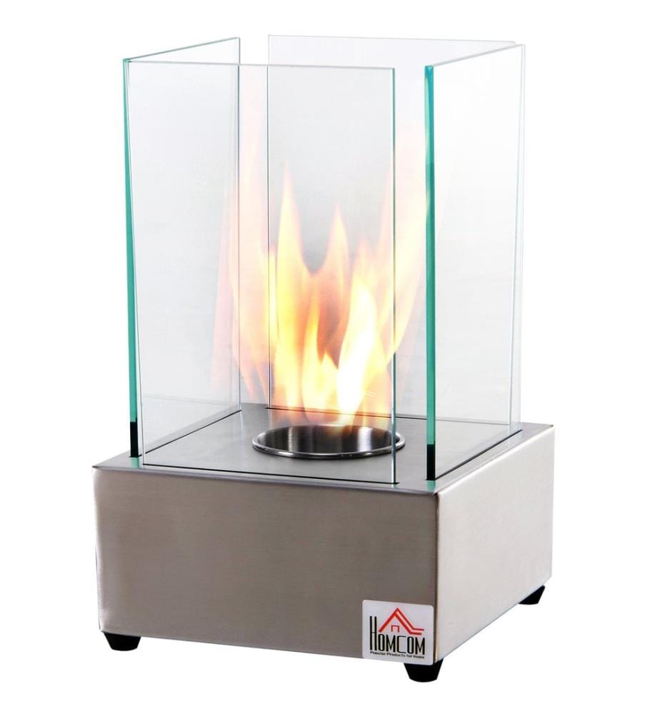 Ethanol-Kamin Tischkamin BioEthanol Ofen Edelstahl