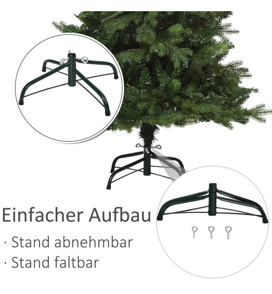 Albero di Natale da 1,2 m, 839 rami, Ø 92 x 120 cm (altezza)