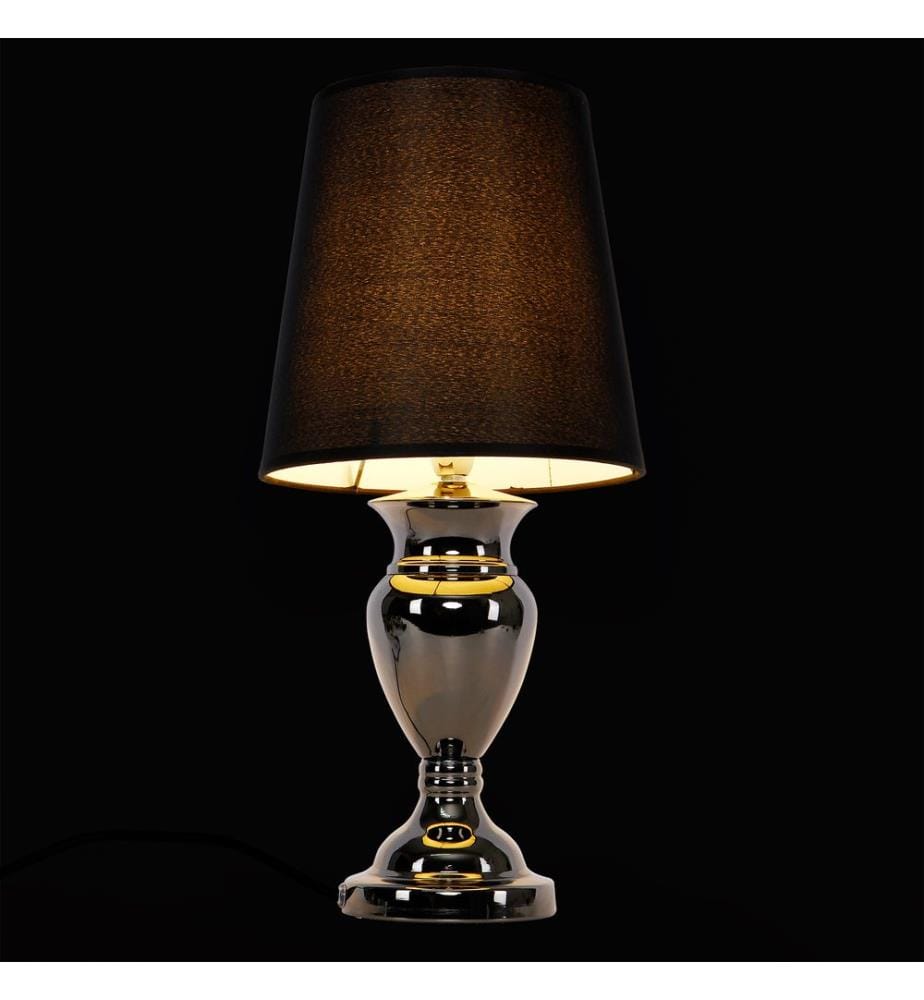 Moderne Tischlampe H:48 cm Schwarz