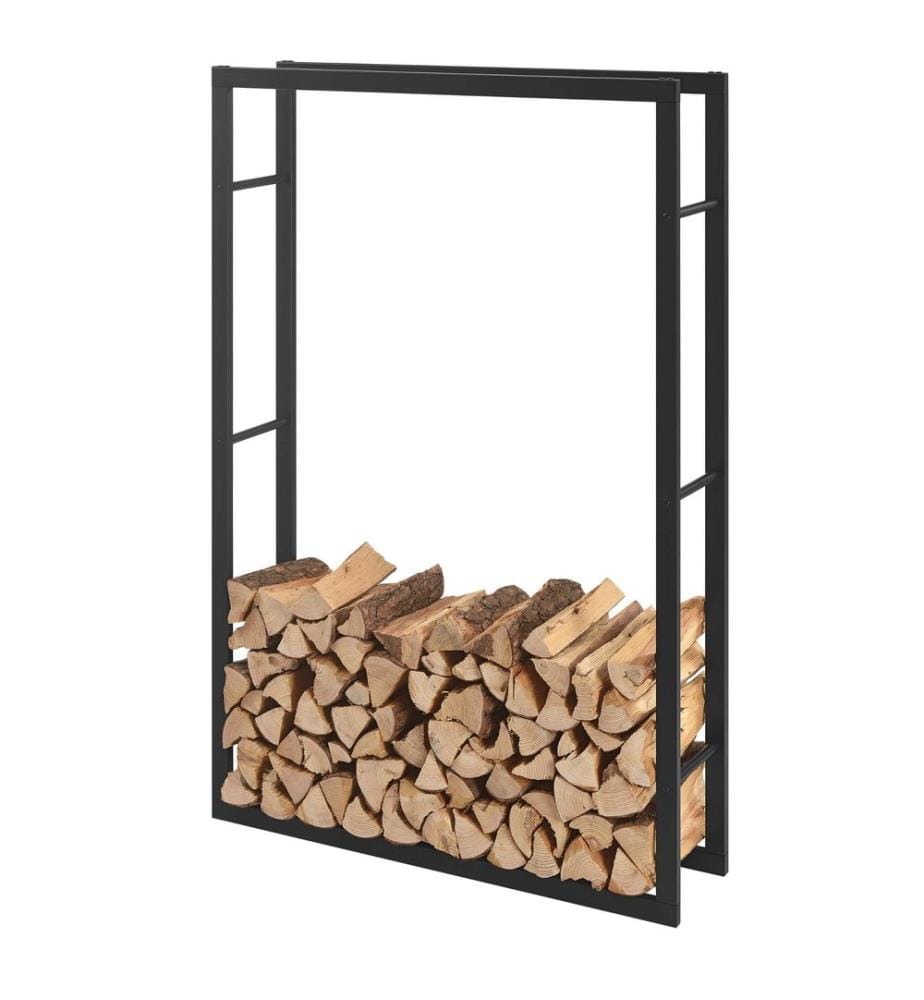 Étagère à bois de chauffage Kasan 100 x 150 x 25 cm en acier