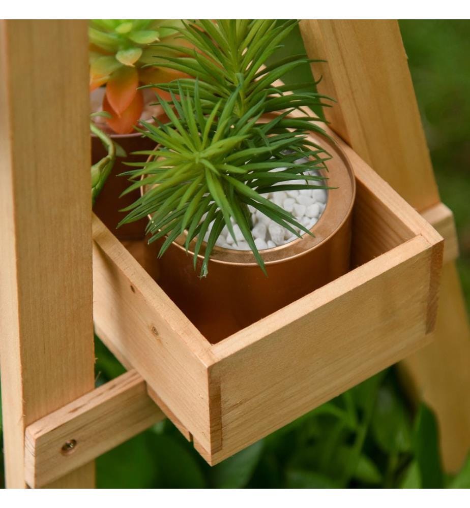 Pflanzentreppe Blumentreppe Pflanzregal Windmühle - Holz