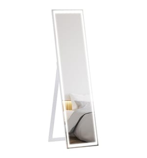 Ganzkörperspiegel Freistehend mit Licht 40x55x156,50 cm braun
