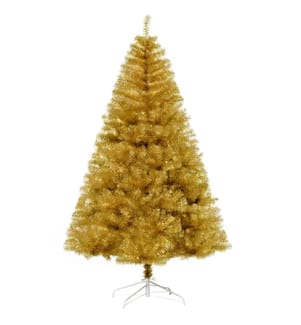 Sapin de Noël artificiel doré de 180 cm