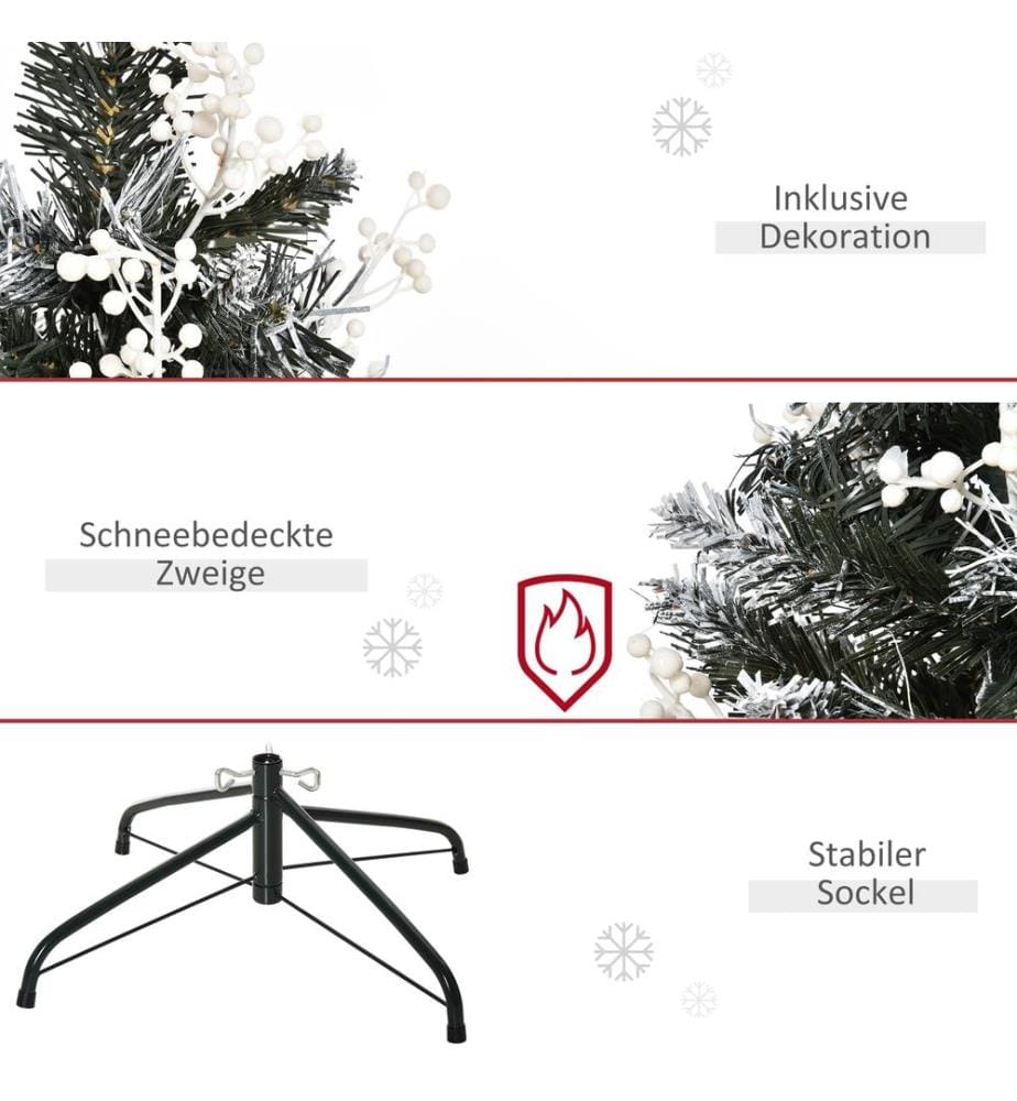 Sapin de Noël enneigé - Sapin artificiel de 120 cm
