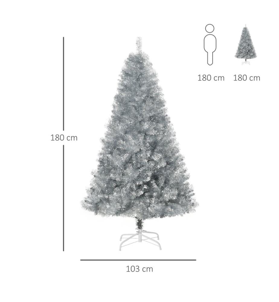 Sapin de Noël de 180 cm avec 1 000 branches, Ø 103 x 180 cm