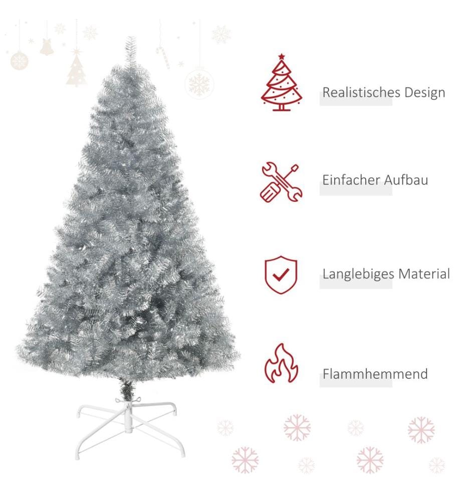 Sapin de Noël de 180 cm avec 1 000 branches, Ø 103 x 180 cm