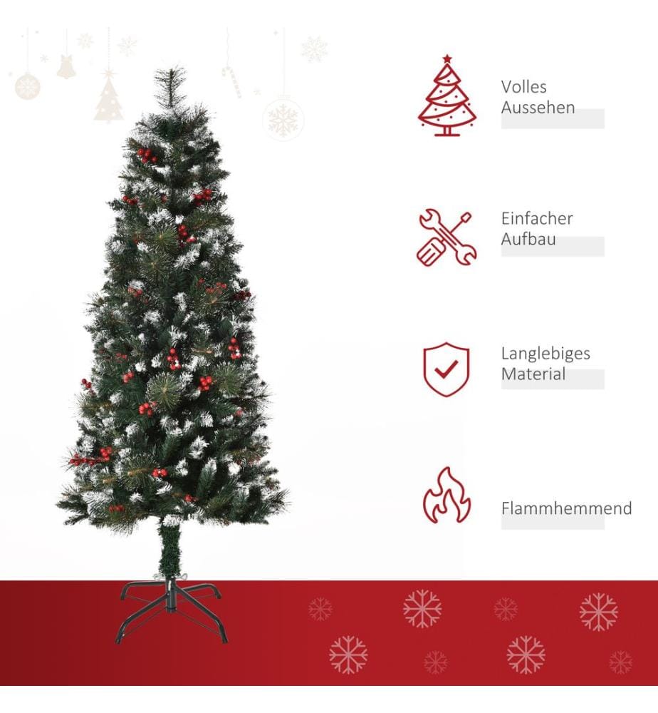 Sapin de Noël de 1,5 m, 360 branches, Ø 50 x 150 cm