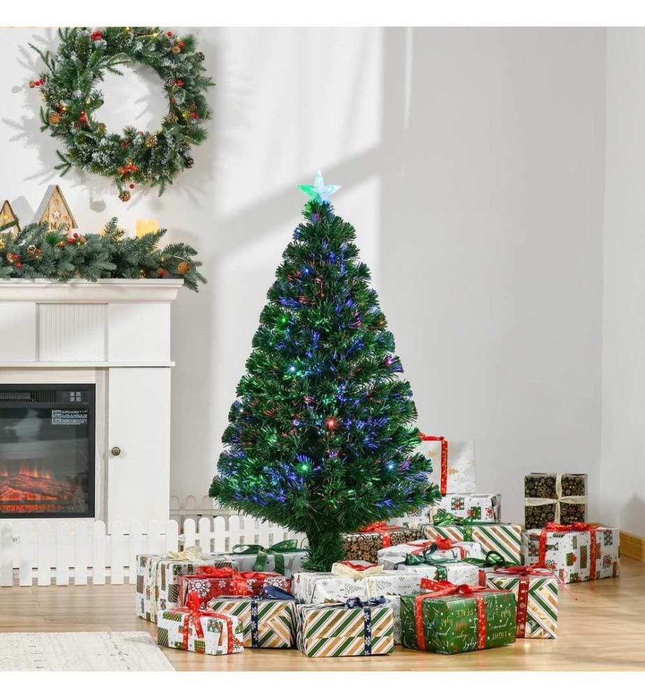 Sapin de Noël illuminé - Sapin artificiel de 120 cm