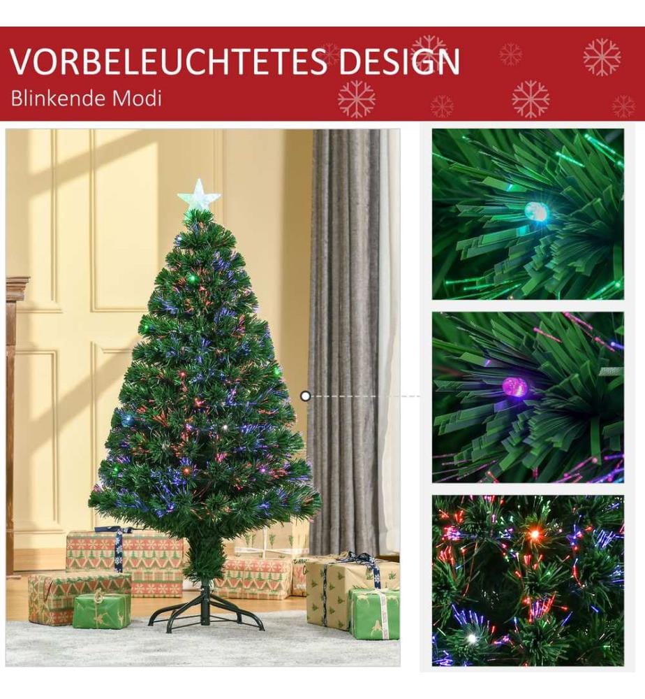 Sapin de Noël illuminé - Sapin artificiel de 120 cm