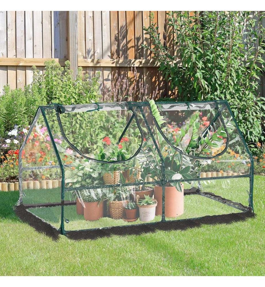 Serre d'hiver, serre, serre à tomates, 2 fenêtres, 120 cm