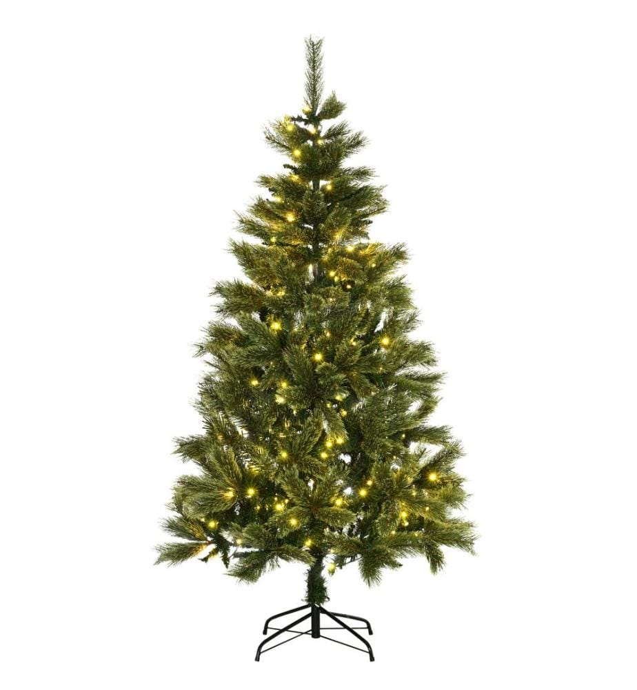 Sapin de Noël à LED, 180 cm, 586 pointes de branches, 240 LED