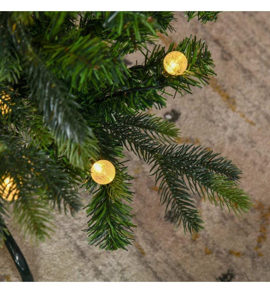 Sapin de Noël LED 180 cm, 509 pointes de branches, 4 couleurs de lumières