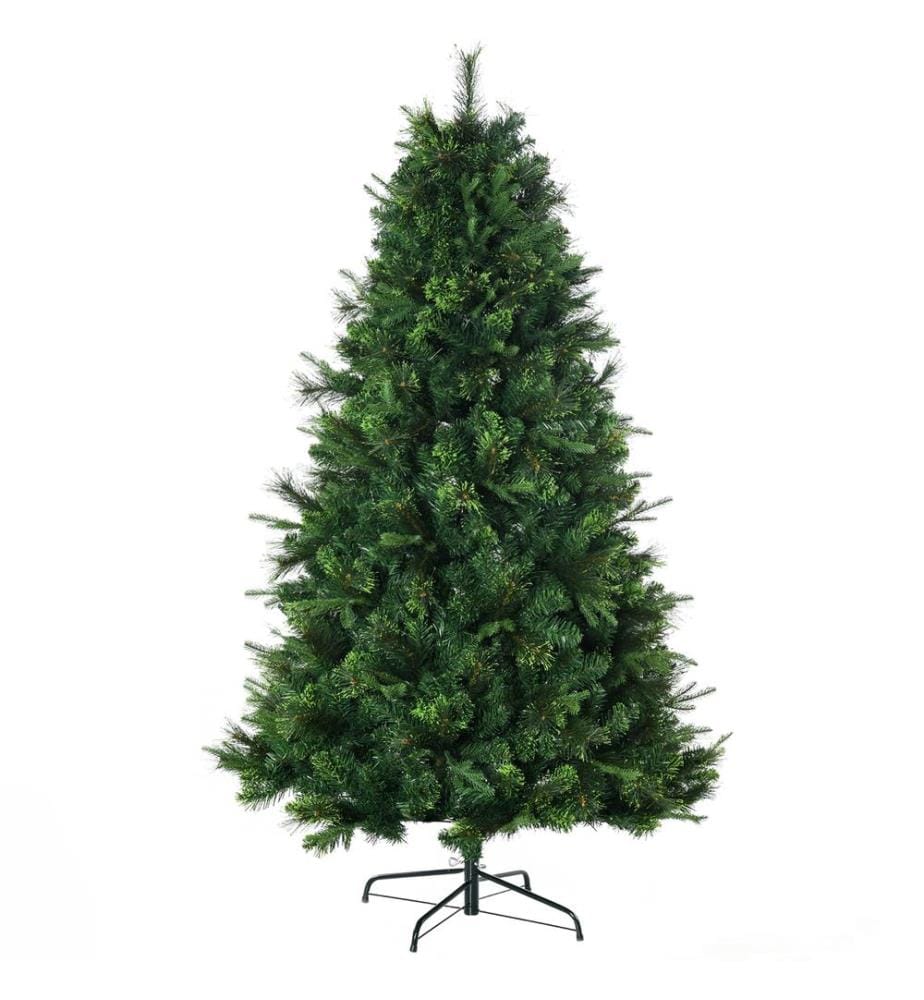 Sapin de Noël artificiel de 180 cm avec socle, 910 pointes de branches