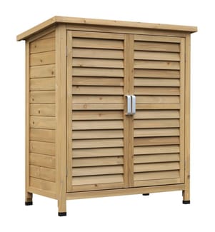 Gartenschrank Geräteschrank Natur 87x46.5x96.5 cm