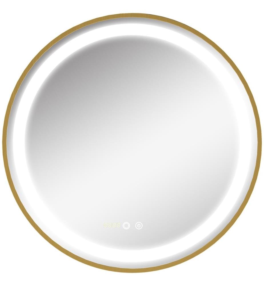Wandspiegel mit Beleuchtung LED-Leuchte 60x60 cm