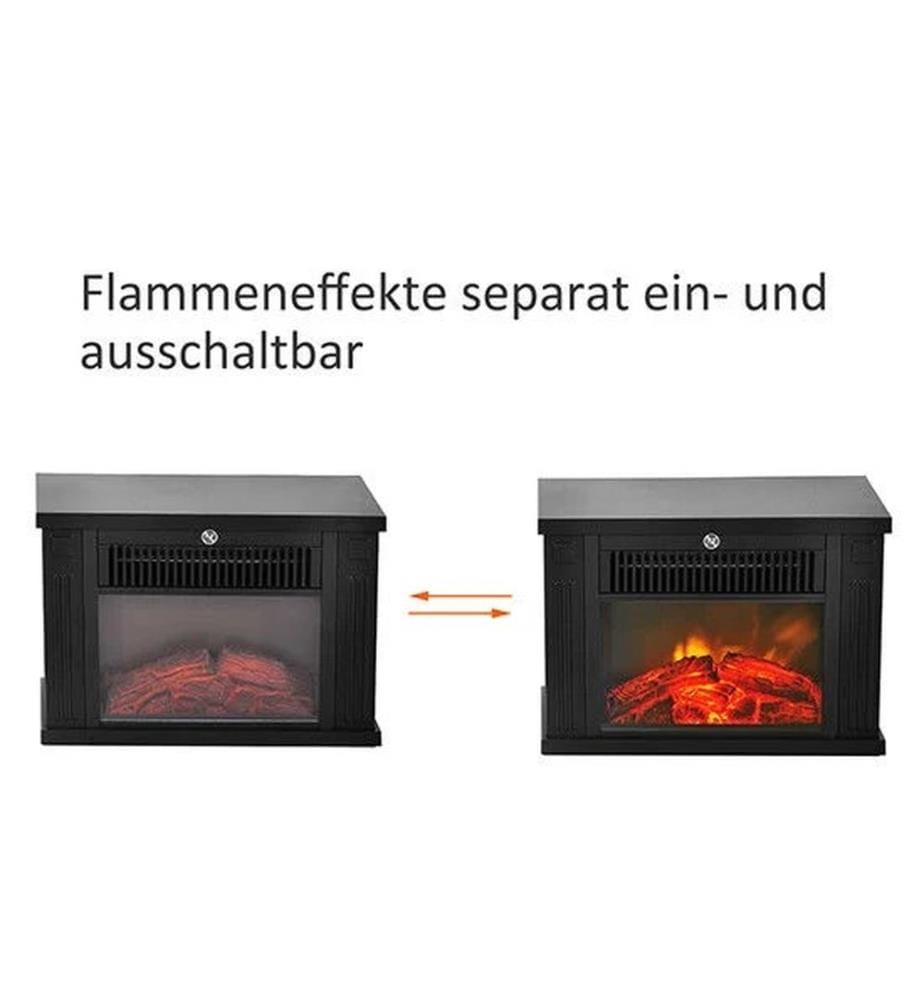 Cheminée électrique, cheminée à effet flammes, chauffage électrique 1200 W