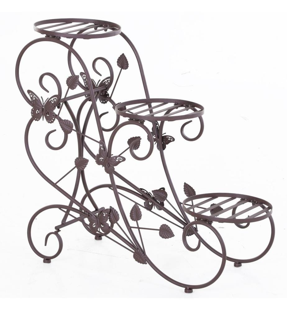 Plant Stairs, Flower Stairs, 3-Tier Plant Shelf - Metal