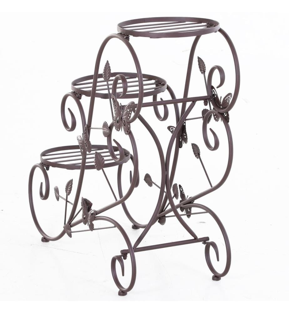 Plant Stairs, Flower Stairs, 3-Tier Plant Shelf - Metal