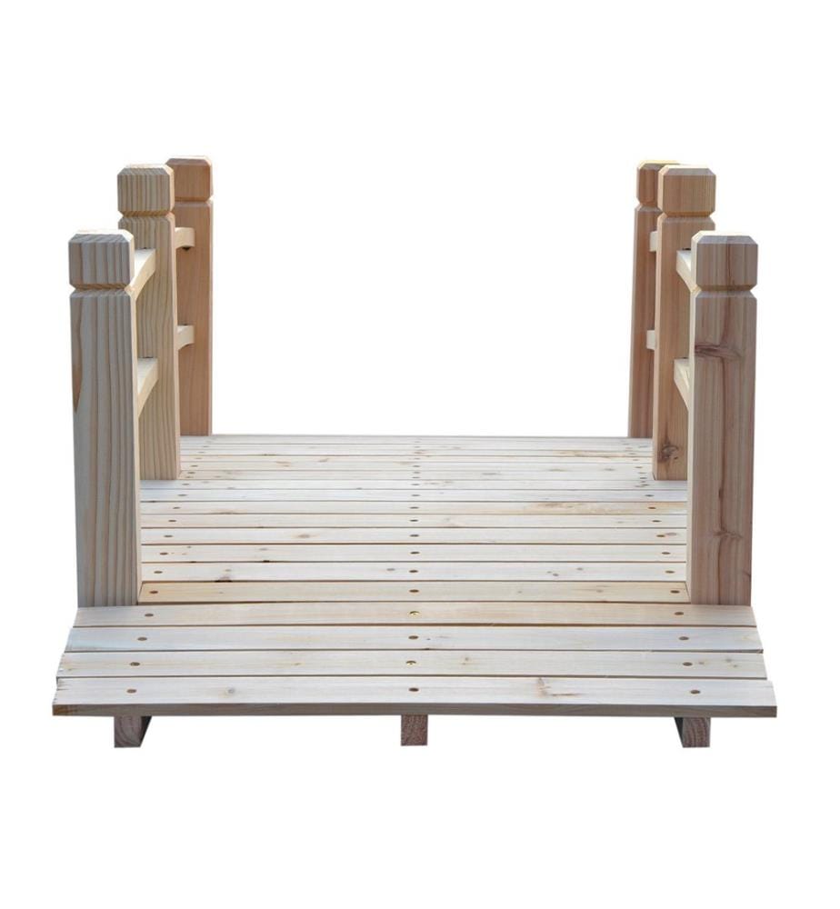 Pont pour bassin, pont de jardin, pont en bois, 152 x 67 cm